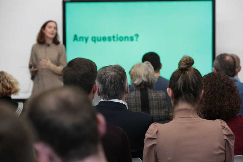 image of presenting our results