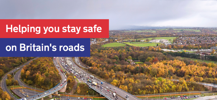 DSVA promotional image: Helping you stay safe on Britain's roads